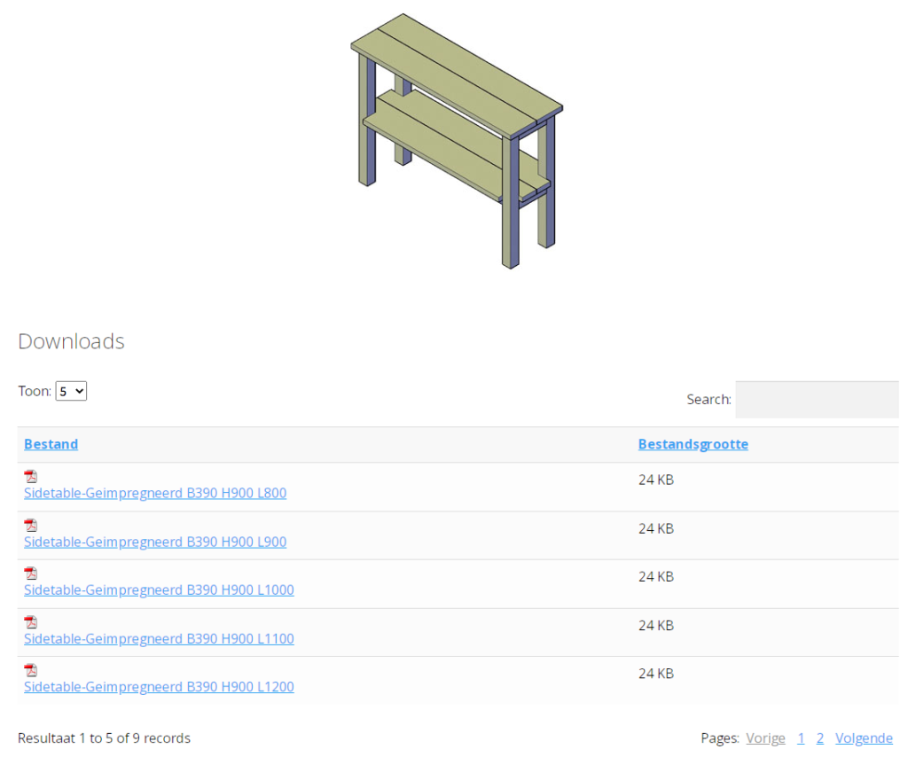 Sidetable zelf maken