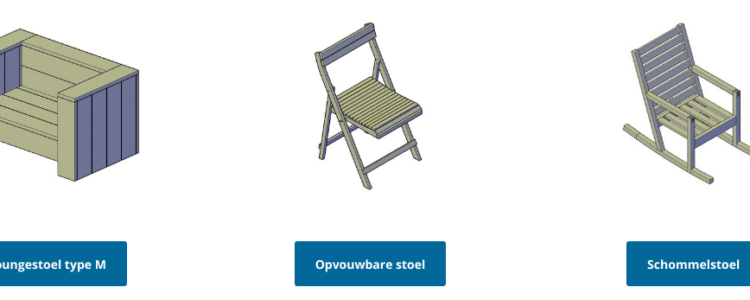 tuinschommelstoel hout