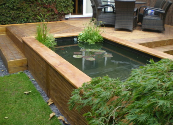 vijverbak bovengronds