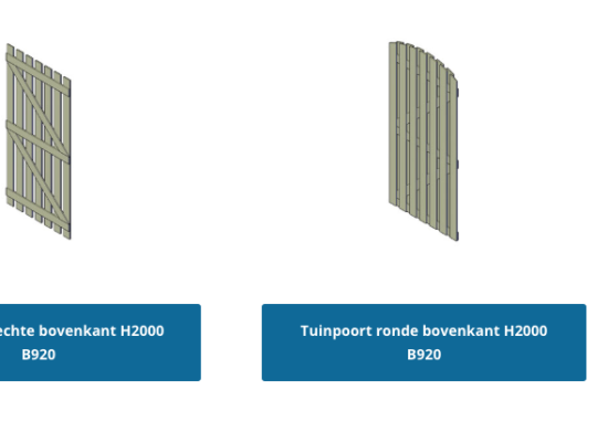 dubbele poortdeur maken met tekening