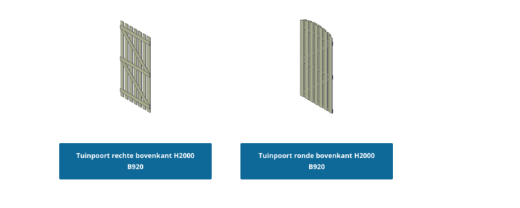 dubbele poortdeur maken met tekening