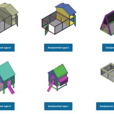konijnenhok maken van hout
