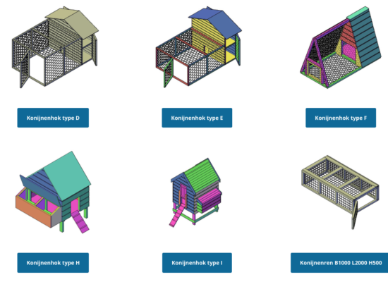 konijnenhok maken van hout