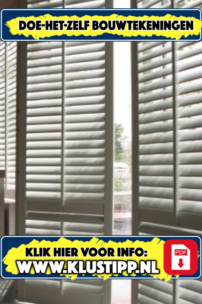 draaibare lamellen zelf maken