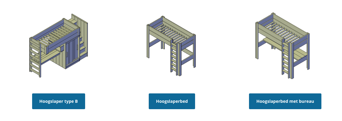Bouwtekening hoogslaper stappenplan