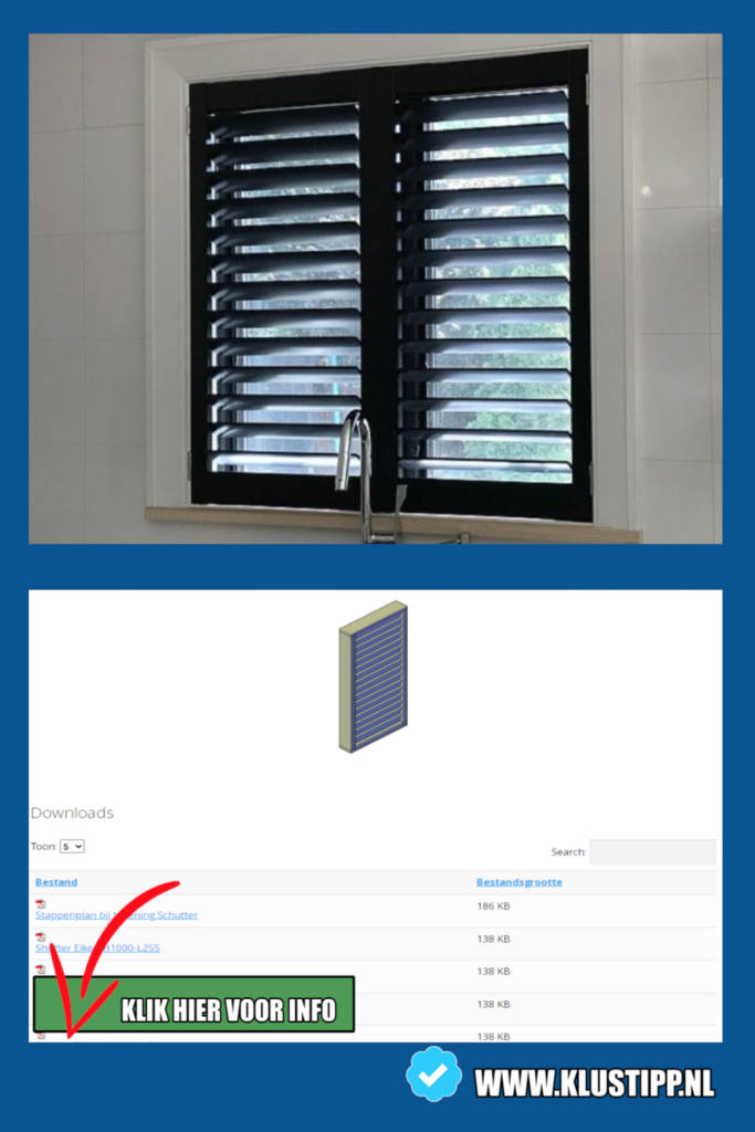 houten shutters maken
