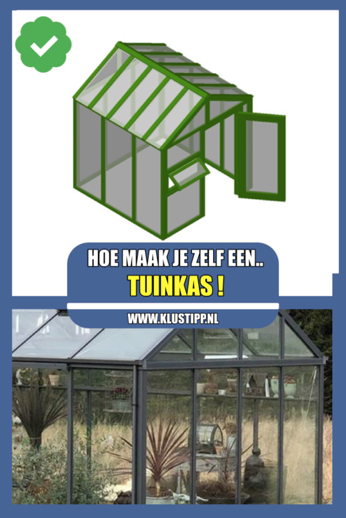 Bouwtekening houten kas stappenplan