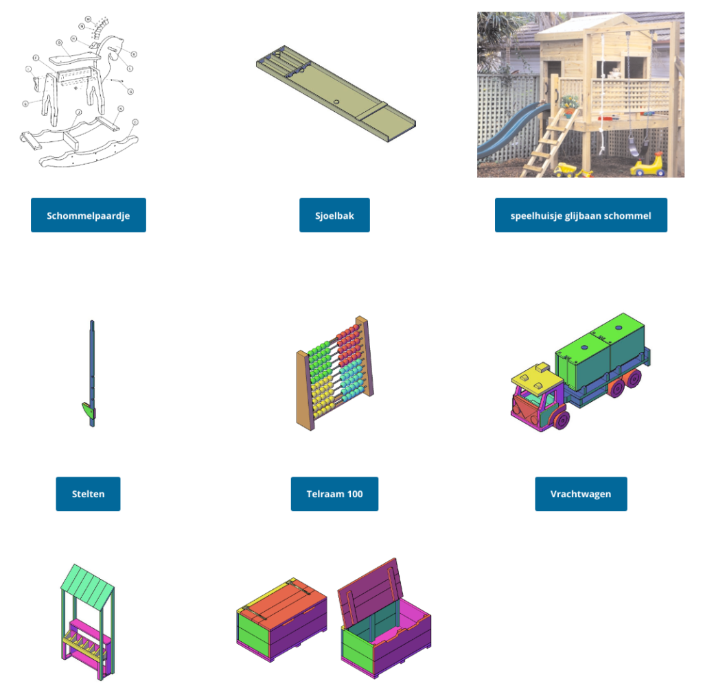 houten speelgoed maken bouwtekeningen