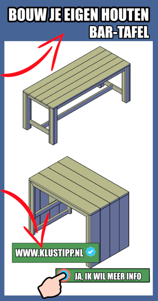 houten bartafel maken