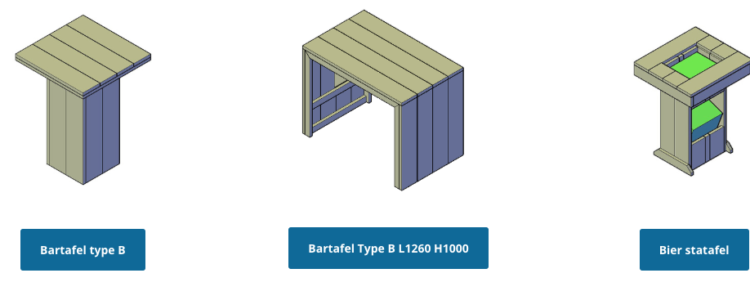 bartafel maken met tekening