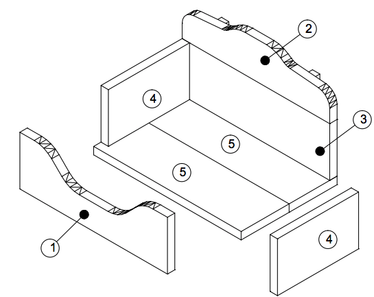 Bouwtekening hondenmand steigerhout zelf maken