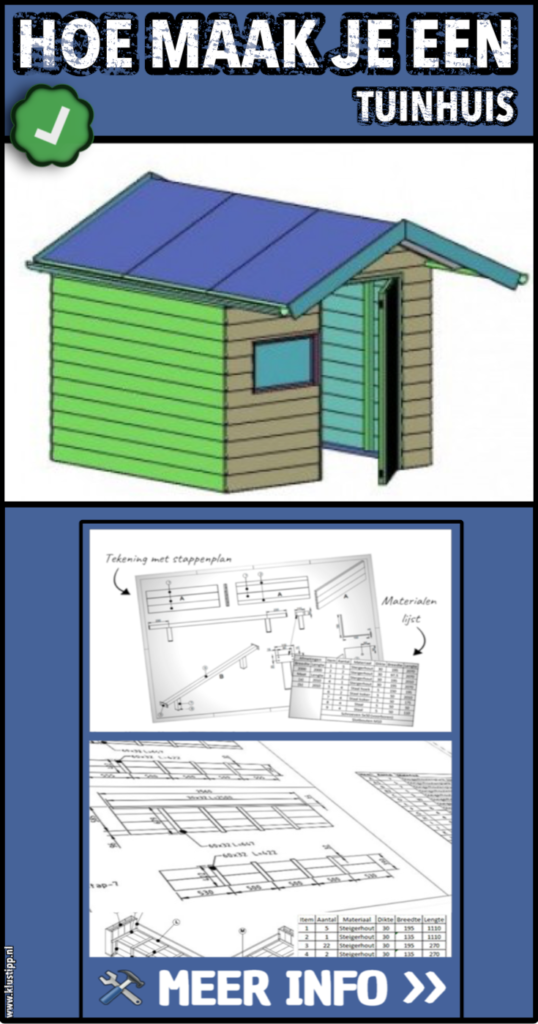 bouwtekening tuinhuis pdf