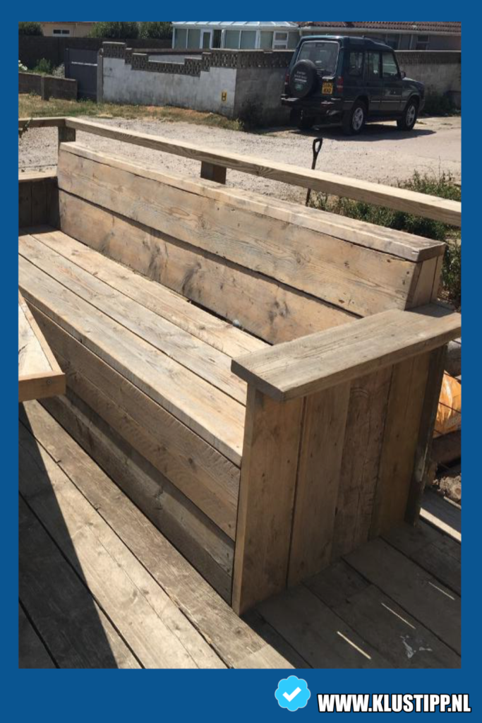 bouwtekening loungebank