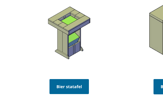 bierkrat statafel bouwen