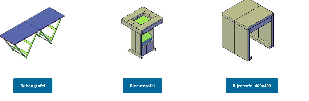 Houten bier statafel maken bierkrat statafel bouwen