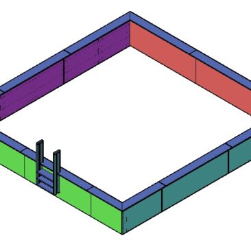 Houten zwembadje maken