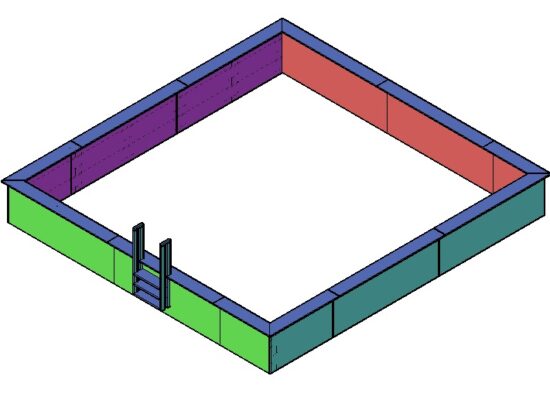 Houten zwembadje maken