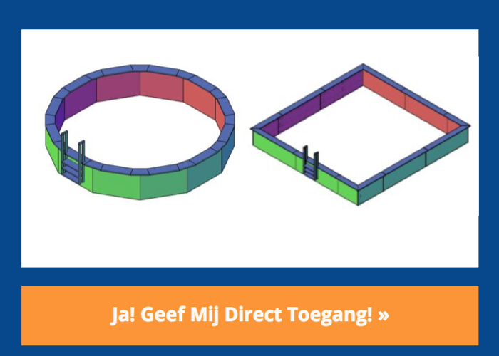 zelf zwembad bouwen stappenplan