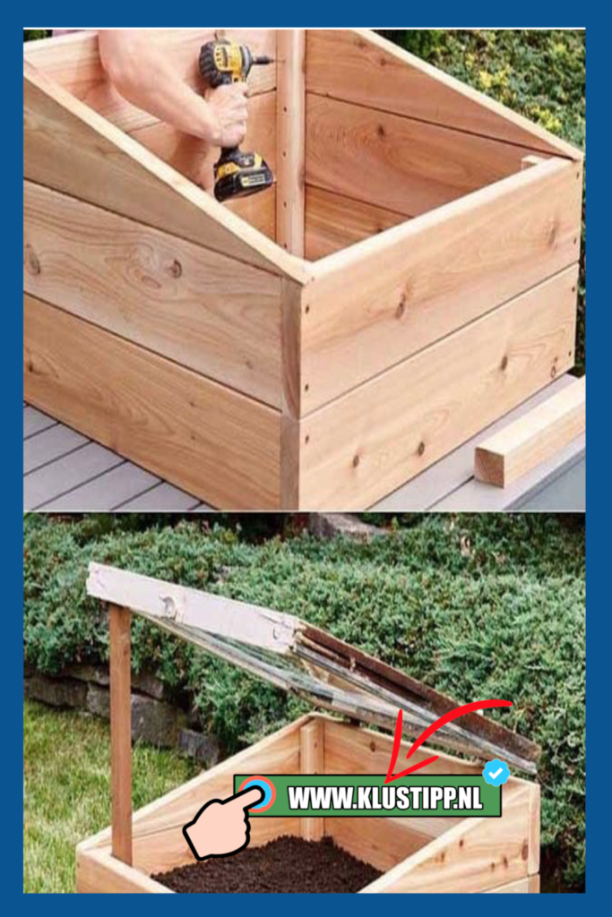 houten moestuinbak zelf maken