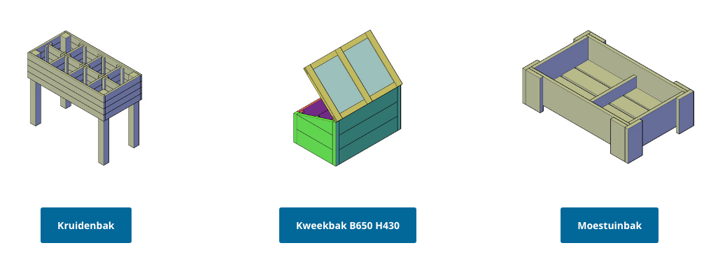 kweekbak maken met een bouwplan - kweekkastje buiten