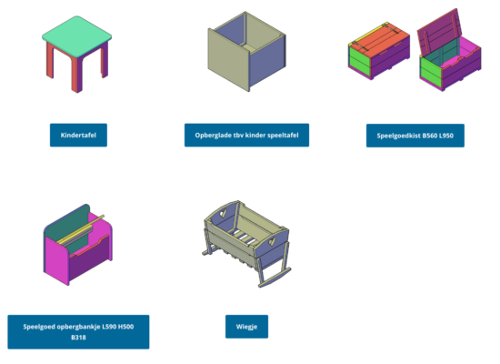 speelgoedkist bankje