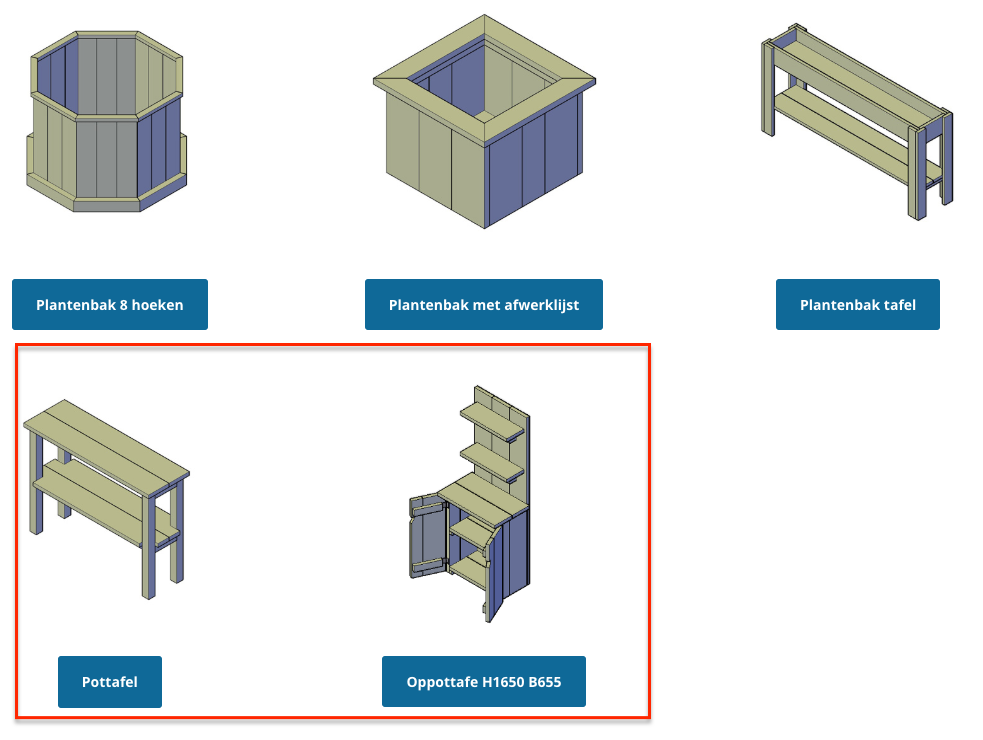 Oppottafel maken | Oppot tafel maken