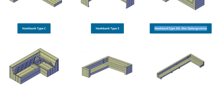 bouwtekening hoekbank steigerhout pdf