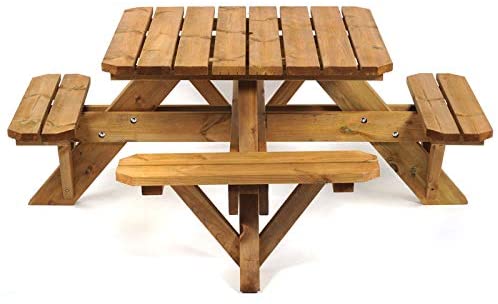 vierkante picknicktafel 8 personen