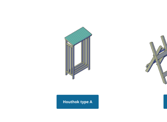 Haardhout opslag maken
